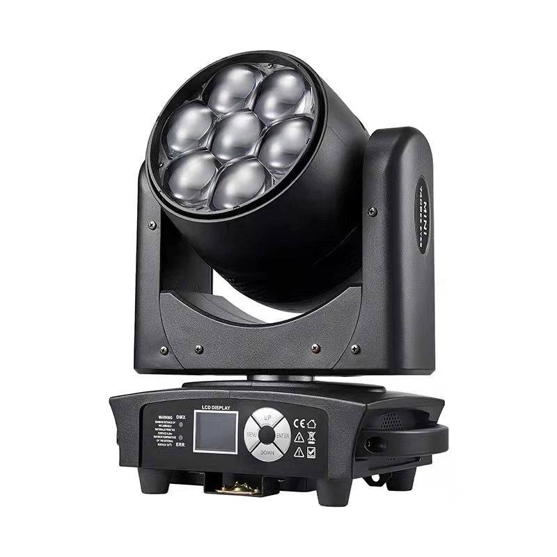 Stage Lighting 7X40W Zoom LED Moving Head Big Bee Eye Effect Light