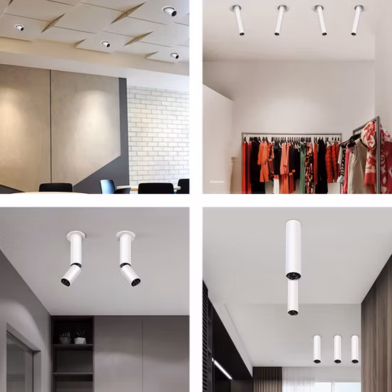 Светодиодный прожектор Allway с регулируемой подвижной головкой из алюминия